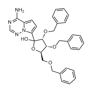 (3R,4R,5R)-2-(4-Aminopyrrolo[2,1-f][1,2,4]triazin-7-yl)-3,4-bis(benzyloxy)-5-((benzyloxy)methyl)tetrahydrofuran-2-ol