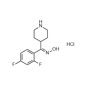 (2,4-Difluorophenyl)-(4-piperidinyl)methanone oxime hydrochloride