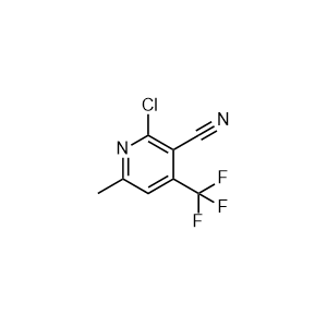 2-Chloro-4-(trifluoromethyl)-6-methylnicotinonitrile