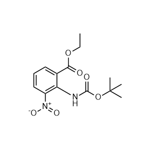 Ethyl 2-((tert-butoxycarbonyl)amino)-3-nitrobenzoate
