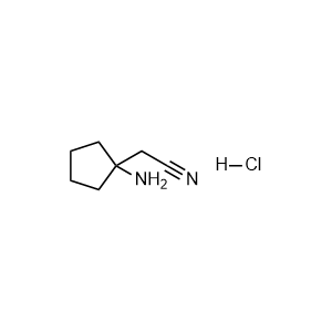 2-(1-aminocyclopentyl)acetonitrile hydrochloride