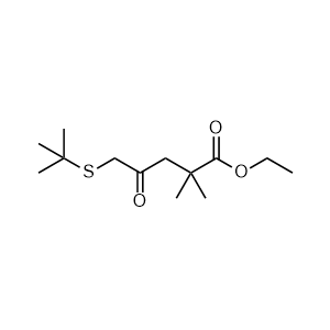 Ethyl 5-(tert-butylthio)-2,2-dimethyl-4-oxopentanoate