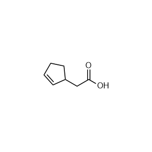 2-(Cyclopent-2-en-1-yl)acetic acid