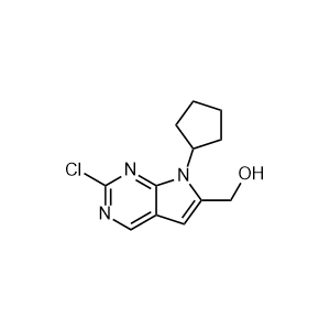 (2-Chloro-7-cyclopentyl-7H-pyrrolo[2,3-d]pyrimidin-6-yl)methanol