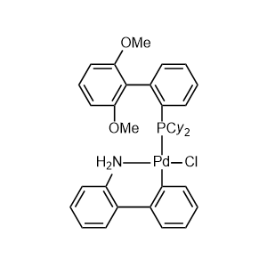 Chloro(2-dicyclohexylphosphino-2',6'-dimethoxy-1,1'-biphenyl)(2'-amino-1,1'-biphenyl-2-yl)palladium(II)