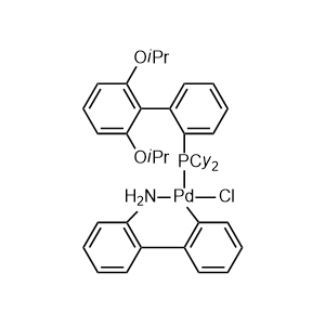 Chloro(2-dicyclohexylphosphino-2',6'-diisopropoxy-1,1'-biphenyl)[2-(2'-amino-1,1'-biphenyl)]palladium(II)