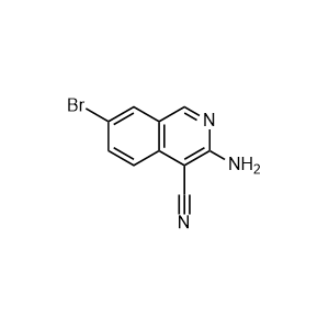 3-Amino-7-bromoisoquinoline-4-carbonitrile
