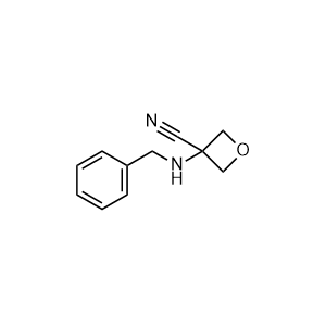 3-(Benzylamino)oxetane-3-carbonitrile