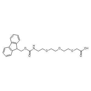 1-(9H-Fluoren-9-yl)-3-oxo-2,7,10,13-tetraoxa-4-azapentadecan-15-oic acid