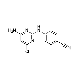 4-((4-Amino-6-chloropyrimidin-2-yl)amino)benzonitrile