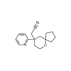 2-(9-(Pyridin-2-yl)-6-oxaspiro[4.5]decan-9-yl)acetonitrile