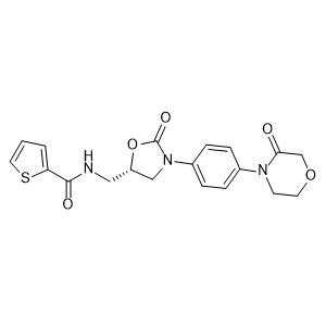 (S)-N-((2-oxo-3-(4-(3-oxomorpholino)phenyl)oxazolidin-5-yl)methyl)thiophene-2-carboxamide