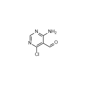 4-chloro-6-imino-1,6-dihydropyrimidine-5-carbaldehyde