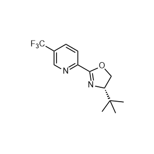2-[(4S)-4-(1,1-Dimethylethyl)-4,5-dihydro-2-oxazolyl]-5-(trifluoromethyl)pyridine