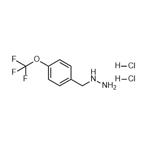 (4-(trifluoromethoxy)benzyl)hydrazine dihydrochloride