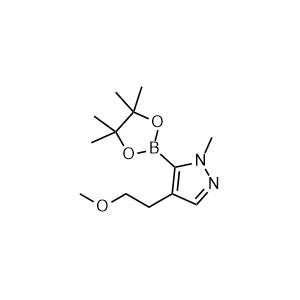 4-(2-methoxyethyl)-1-methyl-5-(4,4,5,5-tetramethyl-1,3,2-dioxaborolan-2-yl)-1H-pyrazole