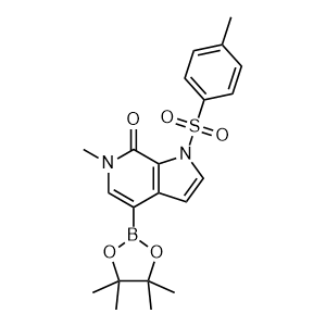 6-Methyl-4-(4,4,5,5-tetramethyl-1,3,2-dioxaborolan-2-yl)-1-tosyl-1H-pyrrolo[2,3-c]pyridin-7(6H)-one