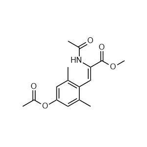 (Z)-methyl 2-acetamido-3-(4-acetoxy-2,6-dimethylphenyl)acrylate