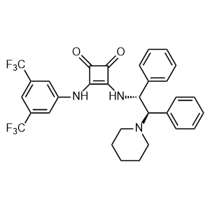 3-[[3,5-Bis(trifluoromethyl)phenyl]amino]-4-[[(1R,2R)-1,2-diphenyl-2-(1-piperidinyl)ethyl]amino]-3-cyclobutene-1,2-dione