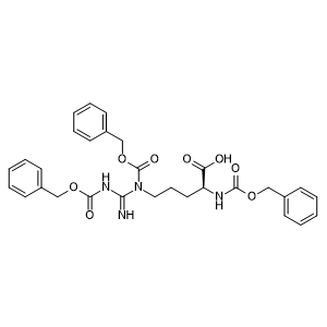 N2,N<font face="Symbol">d</font>,N<font face="Symbol">w</font>-tris((benzyloxy)carbonyl)-L-arginine