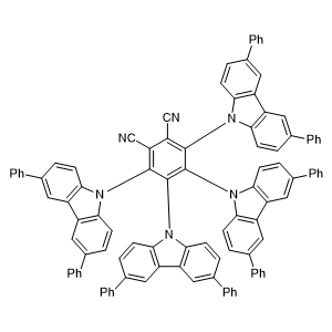 3,4,5,6-Tetrakis(3,6-diphenylcarbazol-9-yl)- 1,2-dicyanobenzene