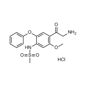 N-[4-(2-Aminoacetyl)-5-methoxy-2-phenoxyphenyl]Methanesulfonamide hydrochloride