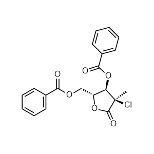 ((2R,3R,4R)-3-(benzoyloxy)-4-chloro-4-methyl-5-oxotetrahydrofuran-2-yl)methyl benzoate
