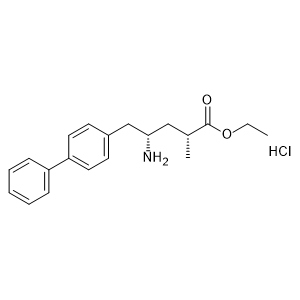(2R,4S)-4-Amino-5-(biphenyl-4-yl)-2-methylpentanoic acid ethyl ester hydrochloride