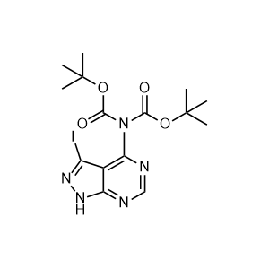 Imidodicarbonic acid, 2-(3-iodo-1H-pyrazolo[3,4-d]pyrimidin-4-yl)-, 1,3-bis(1,1-dimethylethyl) ester