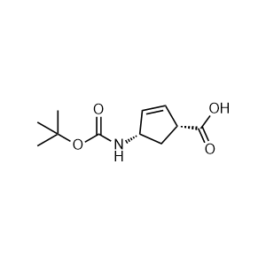(1R,4S)-4-((tert-butoxycarbonyl)amino)cyclopent-2-ene-1-carboxylic acid