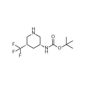 tert-Butyl ((3R,5S)-5-(trifluoromethyl)piperidin-3-yl)carbamate