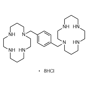 1,4-bis((1,4,8,11-tetraazacyclotetradecan-1-yl)methyl)benzene octahydrochloride