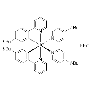 [2,2'-Bis(4-tertbutylpyridine)]bis[2-(4-tertbutylphenyl) pyridine] iridium(III)hexafluorophosphate