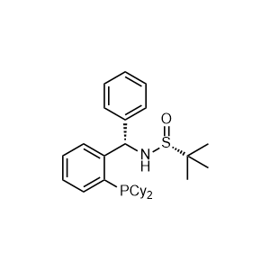 [S(R)]-N-[(S)-[2-(Dicyclohexylphosphino)phenyl]phenylmethyl]-2-methyl-2-propanesulfinamide