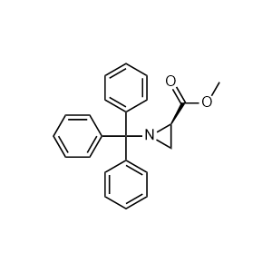 Methyl (2R)-1-(triphenylmethyl)aziridine-2-carboxylate