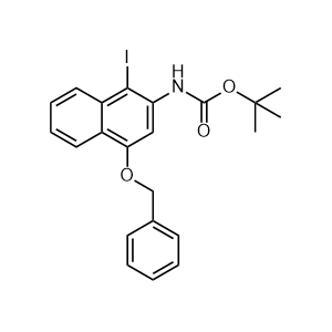 tert-Butyl (4-(benzyloxy)-1-iodonaphthalen-2-yl)carbamate