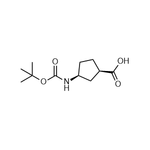(1R,3S)-3-((tert-butoxycarbonyl)amino)cyclopentane-1-carboxylic acid