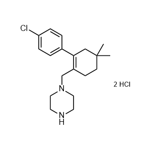 1-((4'-Chloro-5,5-dimethyl-3,4,5,6-tetrahydro-[1,1'-biphenyl]-2-yl)methyl)piperazine dihydrochloride