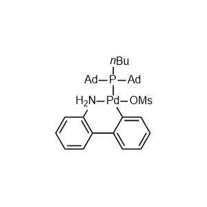 Methanesulfonato(diadamantyl-n-butylphosphino)-2'-amino-1,1'-biphenyl-2-yl)palladium(II)