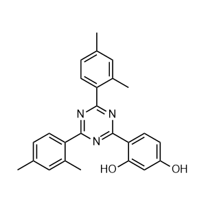4-(4,6-bis(2,4-dimethylphenyl)-1,3,5-triazin-2-yl)benzene-1,3-diol