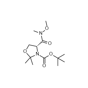 tert-butyl (R)-4-(methoxy(methyl)carbamoyl)-2,2-dimethyloxazolidine-3-carboxylate