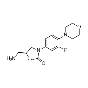 (S)-5-(Aminomethyl)-3-[3-fluoro-4-(4-morpholinyl)phenyl]-2-oxazolidinone