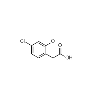 2-Methoxy-4-chlorophenylacetic acid