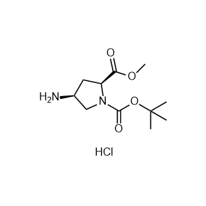 Methyl (2S,4S)-1-Boc-4-aminopyrrolidine-2-carboxylate hydrochloride