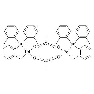 Trans-bis(acetato)bis[o-(di-o-tolylphosphino)benzyl]dipalladium(II)