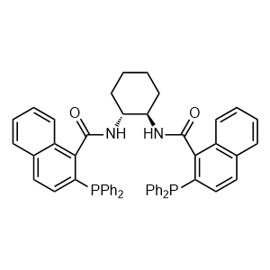 N,N'-((1R,2R)-Cyclohexane-1,2-diyl)bis(2-(diphenylphosphanyl)-1-naphthamide)
