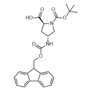 (2S,4R)-4-((((9H-Fluoren-9-yl)methoxy)carbonyl)amino)-1-(tert-butoxycarbonyl)pyrrolidine-2-carboxylic acid