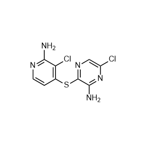 3-((2-Amino-3-chloropyridin-4-yl)thio)-6-chloropyrazin-2-amine