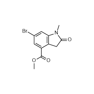 Methyl 6-bromo-1-methyl-2-oxo-2,3-dihydro-1H-indole-4-carboxylate