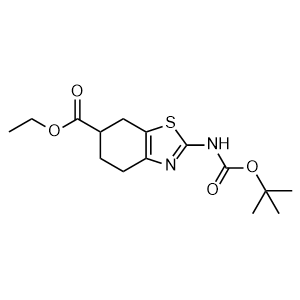 Ethyl 2-((tert-butoxycarbonyl)amino)-4,5,6,7-tetrahydrobenzo[d]thiazole-6-carboxylate